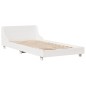 vidaXL Massivholzbett ohne Matratze Weiß 90x190 cm Kiefernholz vidaXL Massivholzbett ohne Matratze Weiß 90x190 cm Kiefernholz