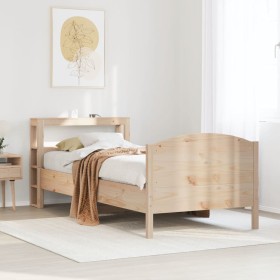 vidaXL Massivholzbett ohne Matratze 90x200 Kiefernholz