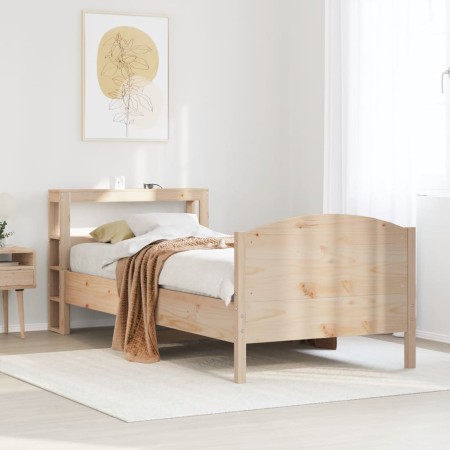 vidaXL Massivholzbett ohne Matratze 90x200 Kiefernholz