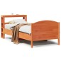vidaXL Massivholzbett ohne Matratze Wachsbraun 90x190 cm Kiefernholz vidaXL Massivholzbett ohne Matratze Wachsbraun 90x190 cm Kiefernholz