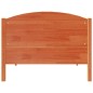 vidaXL Massivholzbett ohne Matratze Wachsbraun 90x190 cm Kiefernholz vidaXL Massivholzbett ohne Matratze Wachsbraun 90x190 cm Kiefernholz