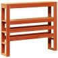 vidaXL Massivholzbett ohne Matratze Wachsbraun 90x190 cm Kiefernholz vidaXL Massivholzbett ohne Matratze Wachsbraun 90x190 cm Kiefernholz