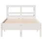 vidaXL Massivholzbett ohne Matratze Weiß 75x190 cm Kiefernholz vidaXL Massivholzbett ohne Matratze Weiß 75x190 cm Kiefernholz