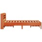 vidaXL Massivholzbett ohne Matratze Wachsbraun 90x190 cm Kiefernholz vidaXL Massivholzbett ohne Matratze Wachsbraun 90x190 cm Kiefernholz