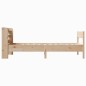 vidaXL Massivholzbett ohne Matratze 75x190 cm Kiefernholz vidaXL Massivholzbett ohne Matratze 75x190 cm Kiefernholz