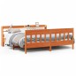 vidaXL Massivholzbett ohne Matratze Wachsbraun 180x200 Kiefernholz vidaXL Massivholzbett ohne Matratze Wachsbraun 180x200 Kiefernholz