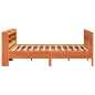 vidaXL Massivholzbett ohne Matratze Wachsbraun 180x200 Kiefernholz vidaXL Massivholzbett ohne Matratze Wachsbraun 180x200 Kiefernholz