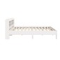 vidaXL Massivholzbett ohne Matratze Weiß 200x200 cm Kiefernholz vidaXL Massivholzbett ohne Matratze Weiß 200x200 cm Kiefernholz