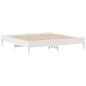 vidaXL Massivholzbett ohne Matratze Weiß 200x200 cm Kiefernholz vidaXL Massivholzbett ohne Matratze Weiß 200x200 cm Kiefernholz