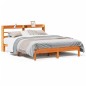 vidaXL Massivholzbett ohne Matratze Wachsbraun 135x190 cm Kiefernholz vidaXL Massivholzbett ohne Matratze Wachsbraun 135x190 cm Kiefernholz