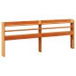 vidaXL Massivholzbett ohne Matratze Wachsbraun 135x190 cm Kiefernholz vidaXL Massivholzbett ohne Matratze Wachsbraun 135x190 cm Kiefernholz