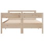 vidaXL Massivholzbett ohne Matratze 140x190 cm Kiefernholz vidaXL Massivholzbett ohne Matratze 140x190 cm Kiefernholz