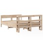 vidaXL Massivholzbett ohne Matratze 140x190 cm Kiefernholz vidaXL Massivholzbett ohne Matratze 140x190 cm Kiefernholz