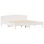 vidaXL Massivholzbett ohne Matratze Weiß 180x200 cm Kiefernholz vidaXL Massivholzbett ohne Matratze Weiß 180x200 cm Kiefernholz