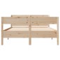 vidaXL Massivholzbett ohne Matratze 140x190 cm Kiefernholz vidaXL Massivholzbett ohne Matratze 140x190 cm Kiefernholz