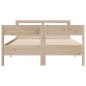 vidaXL Massivholzbett ohne Matratze 135x190 cm Kiefernholz vidaXL Massivholzbett ohne Matratze 135x190 cm Kiefernholz