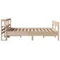 vidaXL Massivholzbett ohne Matratze 135x190 cm Kiefernholz vidaXL Massivholzbett ohne Matratze 135x190 cm Kiefernholz
