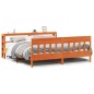 vidaXL Massivholzbett ohne Matratze Wachsbraun 180x200 Kiefernholz vidaXL Massivholzbett ohne Matratze Wachsbraun 180x200 Kiefernholz