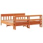 vidaXL Massivholzbett ohne Matratze Wachsbraun 180x200 Kiefernholz vidaXL Massivholzbett ohne Matratze Wachsbraun 180x200 Kiefernholz