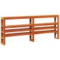 vidaXL Massivholzbett ohne Matratze Wachsbraun 180x200 Kiefernholz vidaXL Massivholzbett ohne Matratze Wachsbraun 180x200 Kiefernholz