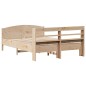 vidaXL Massivholzbett ohne Matratze 140x200 cm Kiefernholz vidaXL Massivholzbett ohne Matratze 140x200 cm Kiefernholz