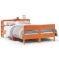 vidaXL Massivholzbett ohne Matratze Wachsbraun 120x200 cm Kiefernholz vidaXL Massivholzbett ohne Matratze Wachsbraun 120x200 cm Kiefernholz