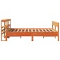 vidaXL Massivholzbett ohne Matratze Wachsbraun 120x200 cm Kiefernholz vidaXL Massivholzbett ohne Matratze Wachsbraun 120x200 cm Kiefernholz