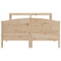 vidaXL Massivholzbett ohne Matratze 135x190 cm Kiefernholz vidaXL Massivholzbett ohne Matratze 135x190 cm Kiefernholz