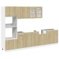 vidaXL 7-tlg. Küchenschrank-Set Sonoma-Eiche Holzwerkstoff vidaXL 7-tlg. Küchenschrank-Set Sonoma-Eiche Holzwerkstoff