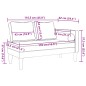 vidaXL Chaiselongue mit Kissen Cappuccino Kunstleder vidaXL Chaiselongue mit Kissen Cappuccino Kunstleder