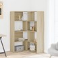 vidaXL Eck-Bücherregal 4 Etagen Sonoma Eiche 85x85x140cm Holzwerkstoff vidaXL Eck-Bücherregal 4 Etagen Sonoma Eiche 85x85x140cm Holzwerkstoff