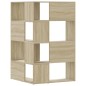 vidaXL Eck-Bücherregal 4 Etagen Sonoma Eiche 85x85x140cm Holzwerkstoff vidaXL Eck-Bücherregal 4 Etagen Sonoma Eiche 85x85x140cm Holzwerkstoff
