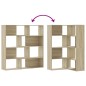 vidaXL Eck-Bücherregal 4 Etagen Sonoma Eiche 85x85x140cm Holzwerkstoff vidaXL Eck-Bücherregal 4 Etagen Sonoma Eiche 85x85x140cm Holzwerkstoff