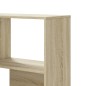 vidaXL Eck-Bücherregal 4 Etagen Sonoma Eiche 85x85x140cm Holzwerkstoff vidaXL Eck-Bücherregal 4 Etagen Sonoma Eiche 85x85x140cm Holzwerkstoff