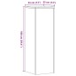 vidaXL Pflanzenständer 2 Stk. Sonoma-Eiche 33x33x100 cm Holzwerkstoff vidaXL Pflanzenständer 2 Stk. Sonoma-Eiche 33x33x100 cm Holzwerkstoff