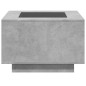 vidaXL LED-Couchtisch Betongrau 60x60x40 cm Holzwerkstoff vidaXL LED-Couchtisch Betongrau 60x60x40 cm Holzwerkstoff