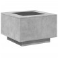 vidaXL LED-Couchtisch Betongrau 60x60x40 cm Holzwerkstoff vidaXL LED-Couchtisch Betongrau 60x60x40 cm Holzwerkstoff