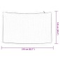vidaXL Anhängernetz mit Gummiseil Weiß 2,1x1,25 m PP vidaXL Anhängernetz mit Gummiseil Weiß 2,1x1,25 m PP