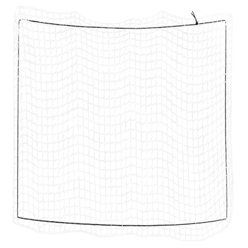 vidaXL Anhängernetz mit Gummiseil Weiß 4x4 m PP vidaXL Anhängernetz mit Gummiseil Weiß 4x4 m PP
