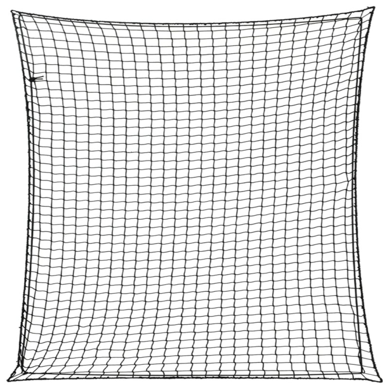 vidaXL Anhängernetz mit Gummiseil Schwarz 3x3 m PP vidaXL Anhängernetz mit Gummiseil Schwarz 3x3 m PP