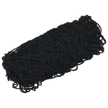 vidaXL Anhängernetz mit Gummiseil Schwarz 3x3 m PP