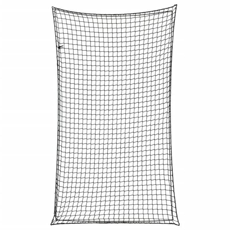 vidaXL Anhängernetz mit Gummiseil Schwarz 6x3,5 m PP vidaXL Anhängernetz mit Gummiseil Schwarz 6x3,5 m PP
