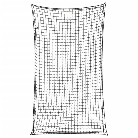 vidaXL Anhängernetz mit Gummiseil Schwarz 6x3,5 m PP
