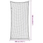 vidaXL Anhängernetz mit Gummiseil Schwarz 6x3 m PP vidaXL Anhängernetz mit Gummiseil Schwarz 6x3 m PP