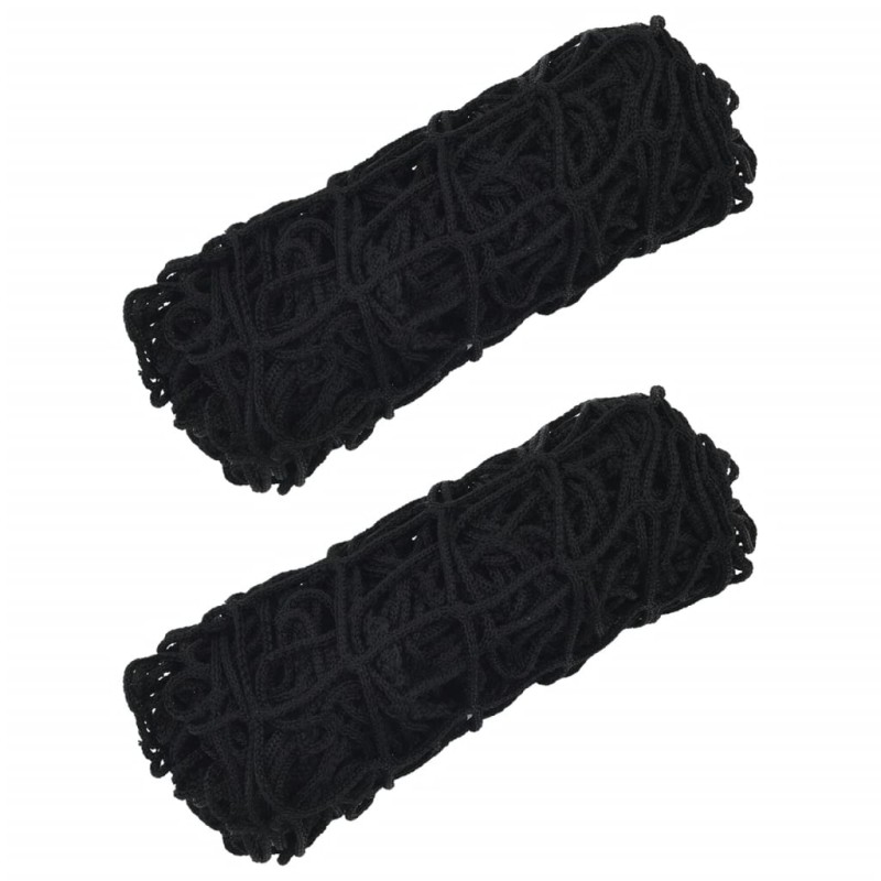 vidaXL Heunetze 2 Stk. Rechteckig Schwarz 90x60 cm PP vidaXL Heunetze 2 Stk. Rechteckig Schwarz 90x60 cm PP