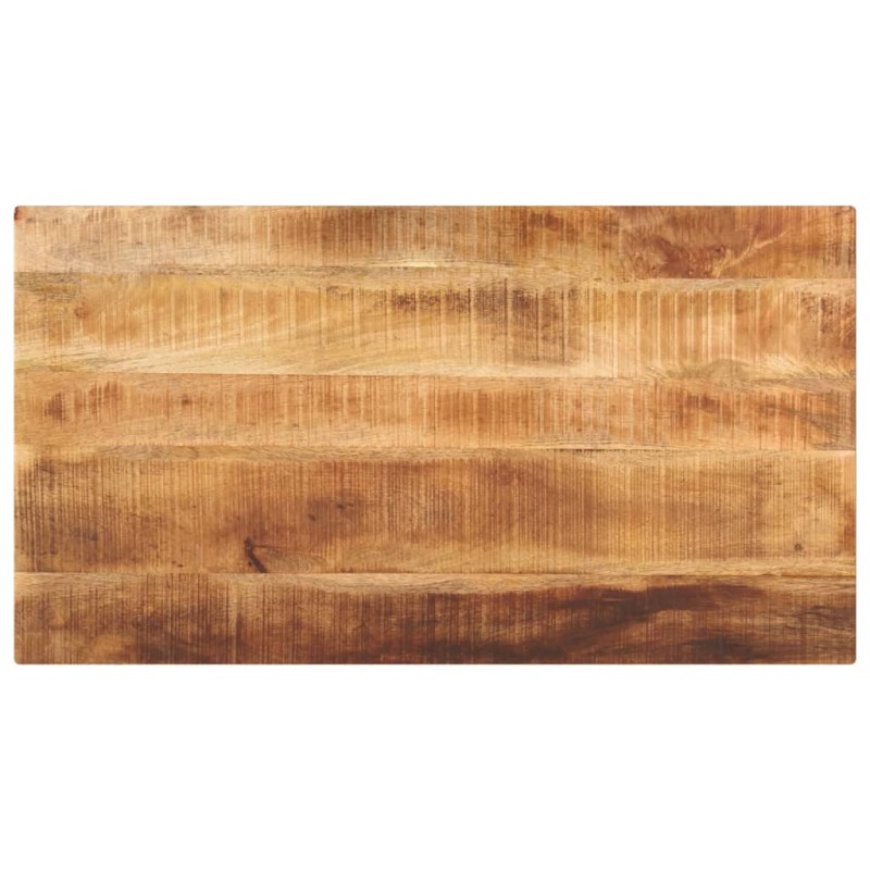vidaXL Tischplatte 120x50x2,5 cm Rechteckig Raues Massivholz Mango vidaXL Tischplatte 120x50x2,5 cm Rechteckig Raues Massivholz Mango