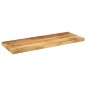 vidaXL Tischplatte 90x40x2,5 cm Rechteckig Raues Massivholz Mango vidaXL Tischplatte 90x40x2,5 cm Rechteckig Raues Massivholz Mango