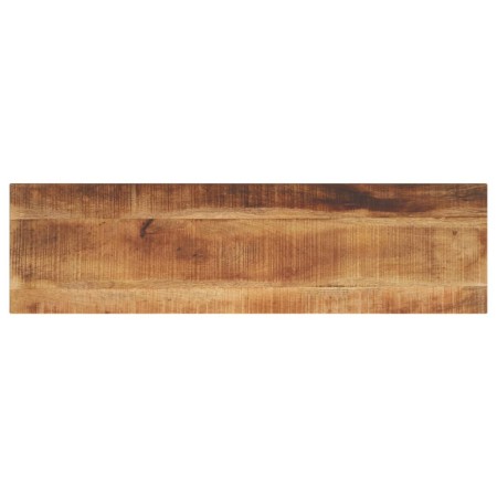 vidaXL Tischplatte 110x20x2,5 cm Rechteckig Raues Massivholz Mango