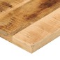 vidaXL Tischplatte 110x20x2,5 cm Rechteckig Raues Massivholz Mango vidaXL Tischplatte 110x20x2,5 cm Rechteckig Raues Massivholz Mango