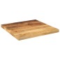 vidaXL Tischplatte 40x40x2,5 cm Quadratisch Raues Massivholz Mango vidaXL Tischplatte 40x40x2,5 cm Quadratisch Raues Massivholz Mango